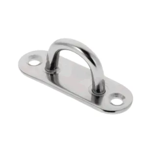 8x80mm Oval Plate with 20mm Eye
