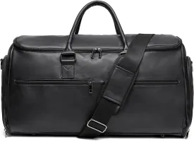 Carry On Garment Bag for Travel, Convertible Travel Garment Bag for Men Women, 2 in 1 Hanging Suitcase Suit Business Travel Bag
