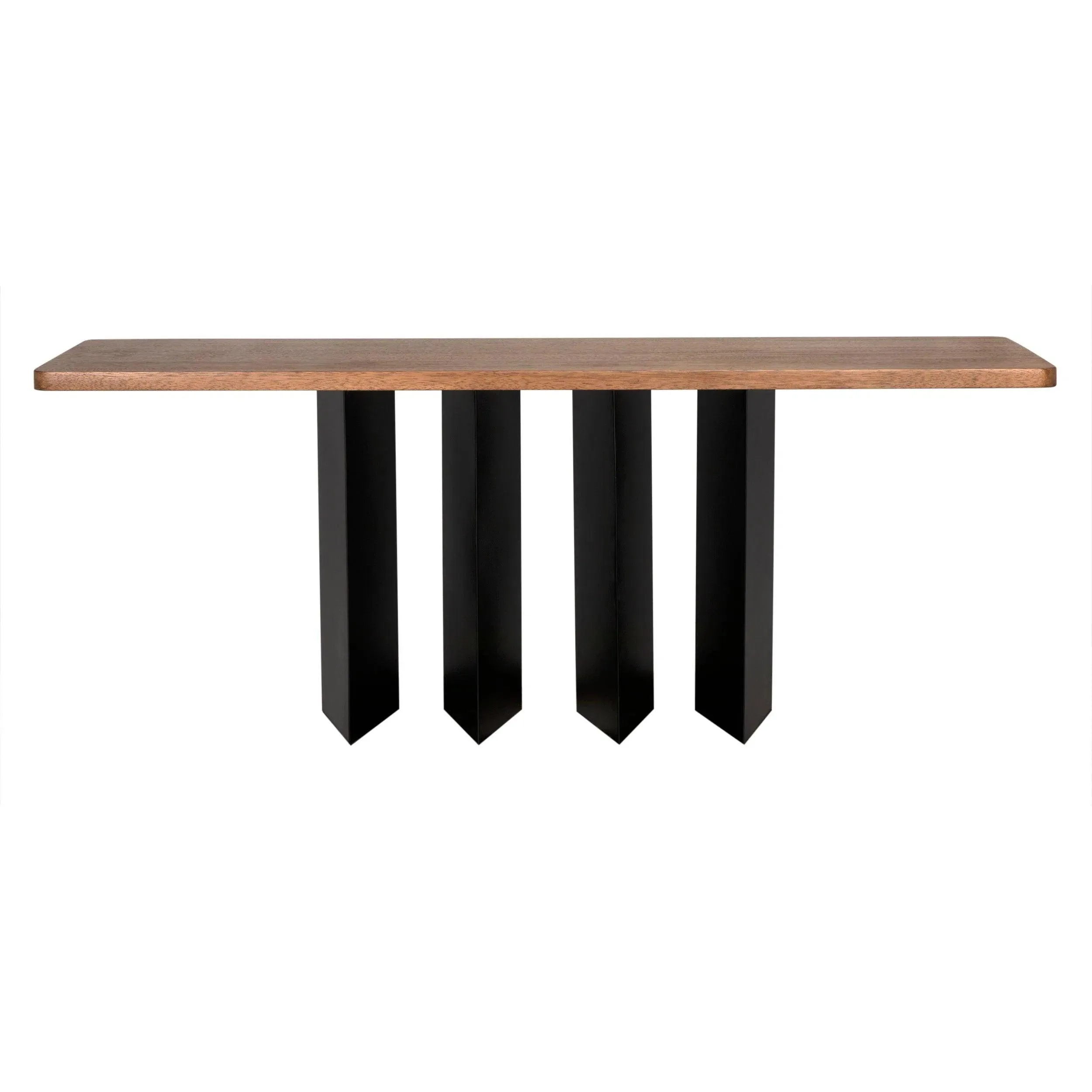 Delta  Wood and Steel Rectangle Console Table