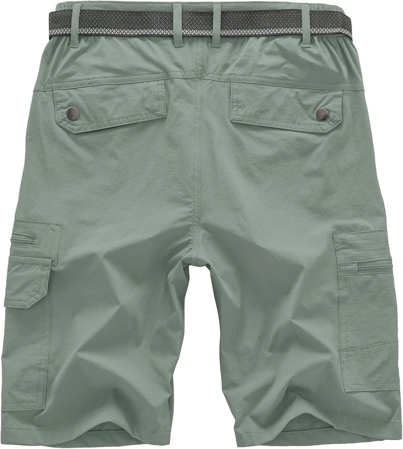 Jessie Kidden Mens Outdoor Casual Expandable Waist Lightweight Water Resistant Quick Dry Fishing Hiking Shorts
