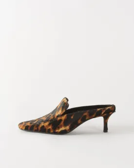 Kitten Mule Pony Print Leopard
