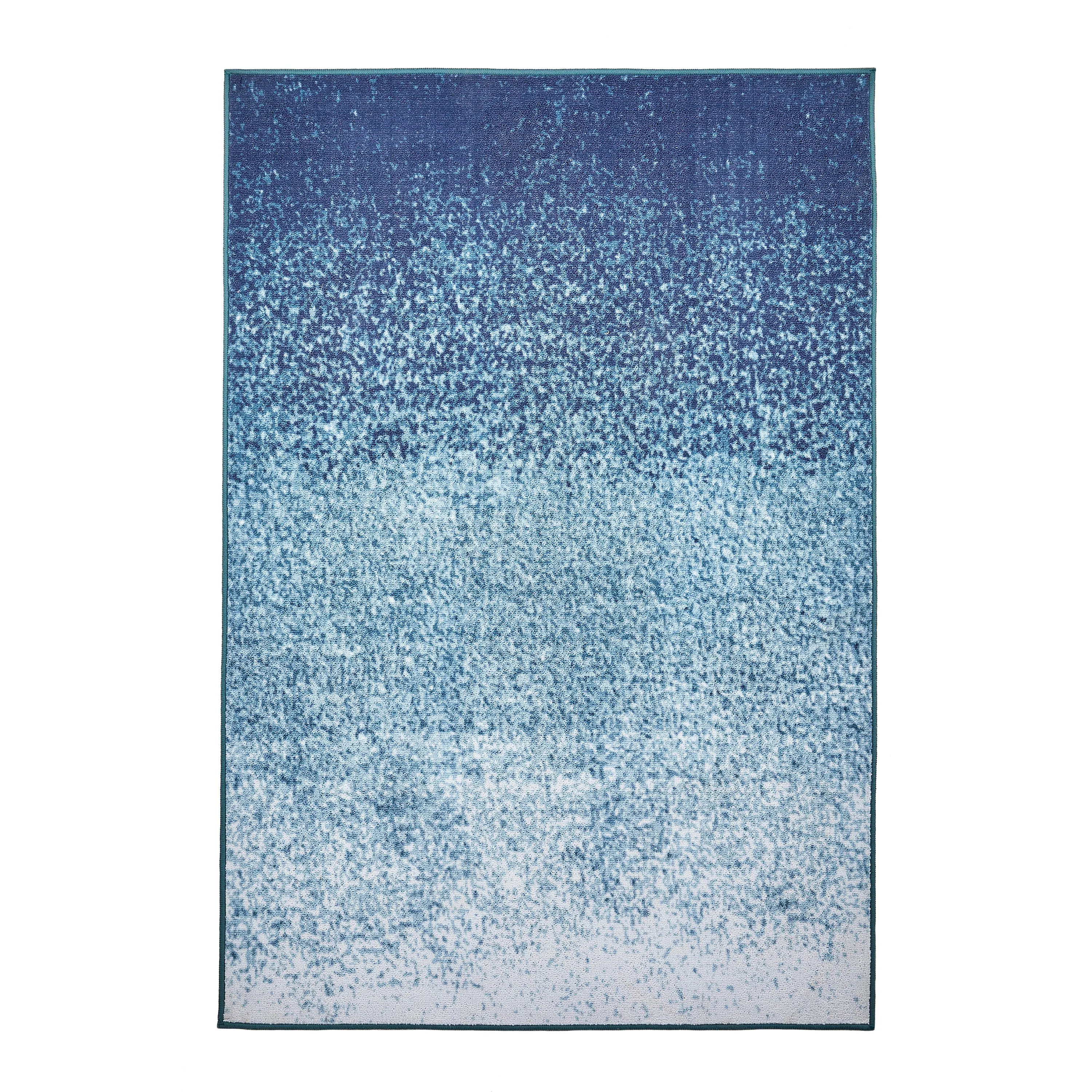 Lex Washable Rug by Fusion in Blue 120 x 180cm