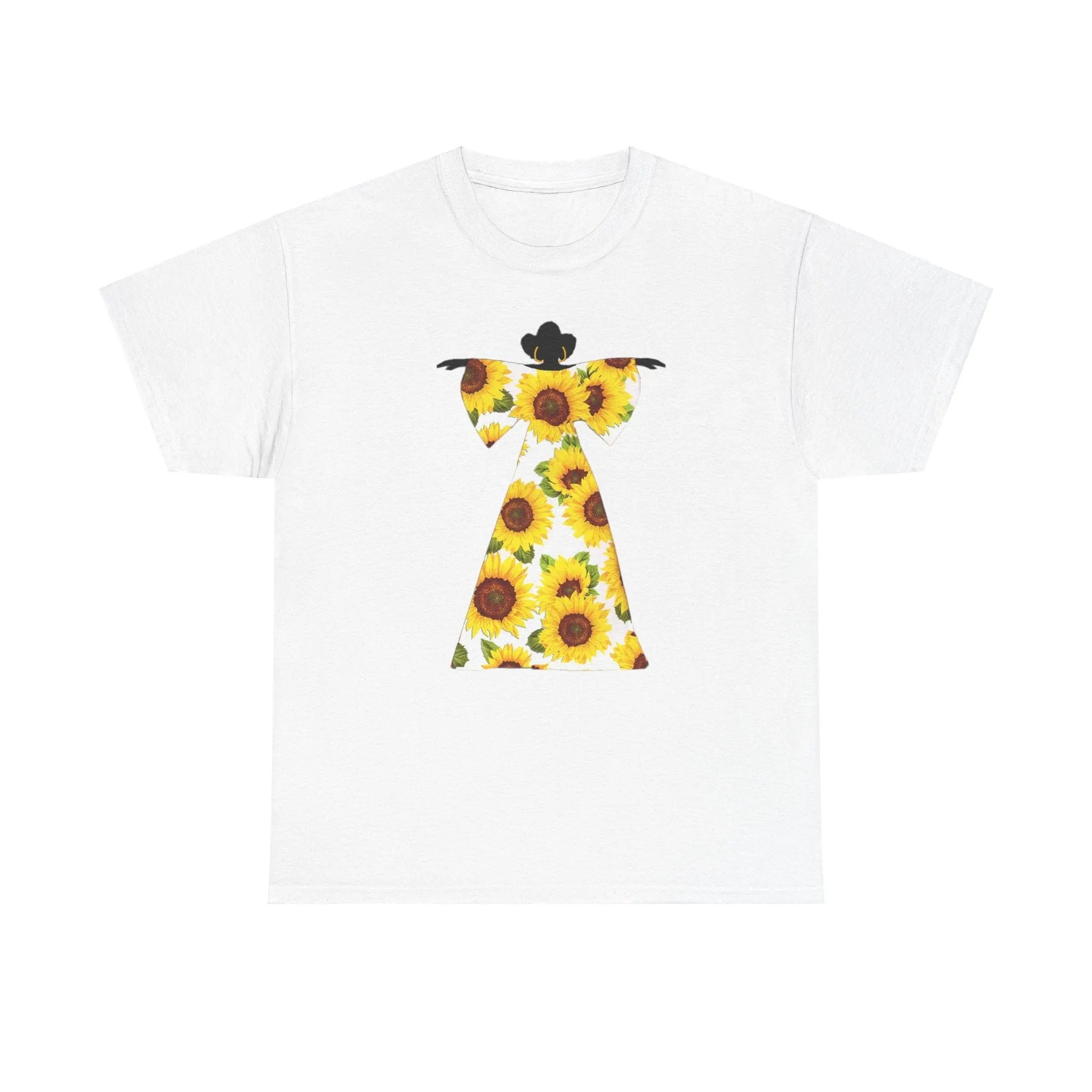Sunflower Dress Unisex Heavy Cotton Tee