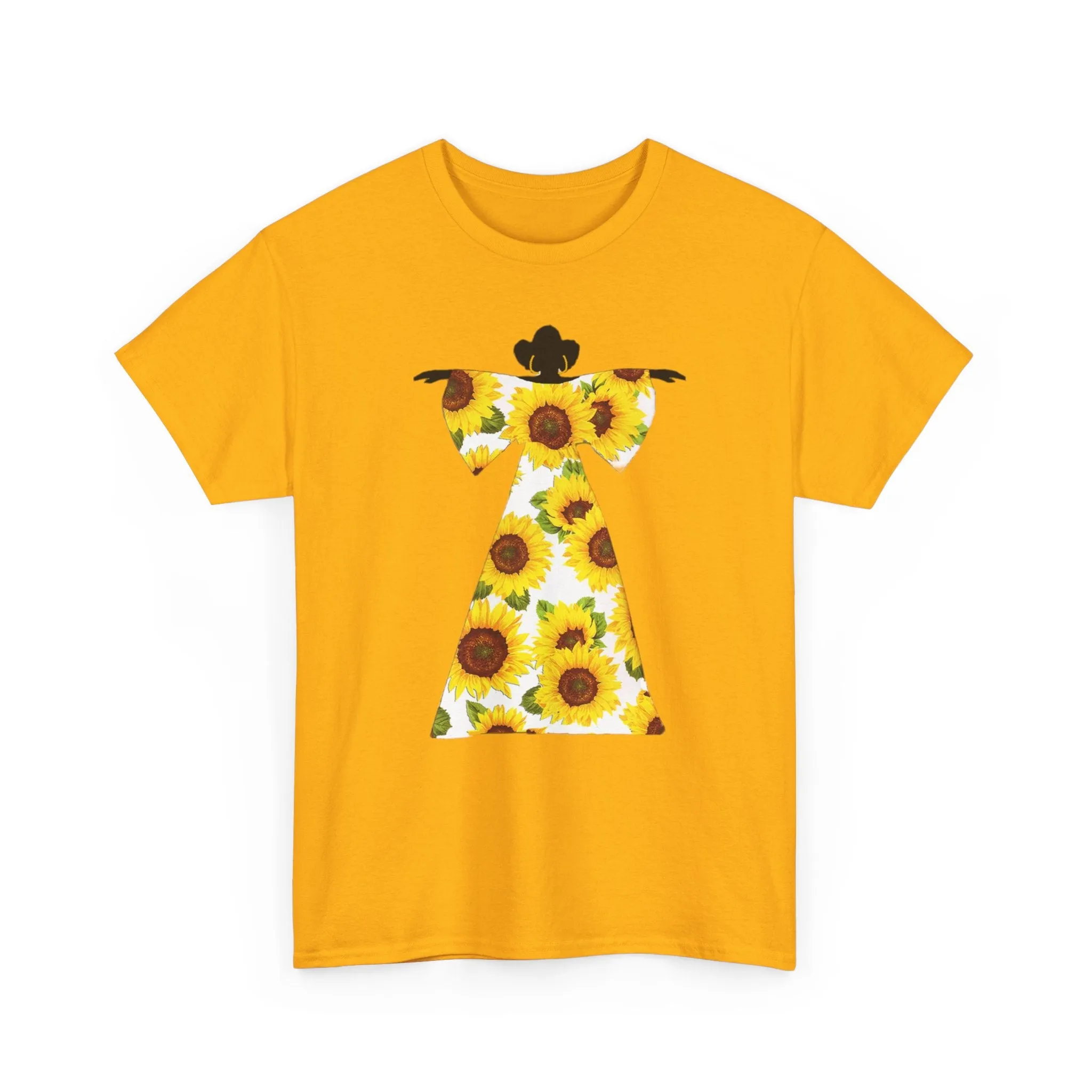 Sunflower Dress Unisex Heavy Cotton Tee