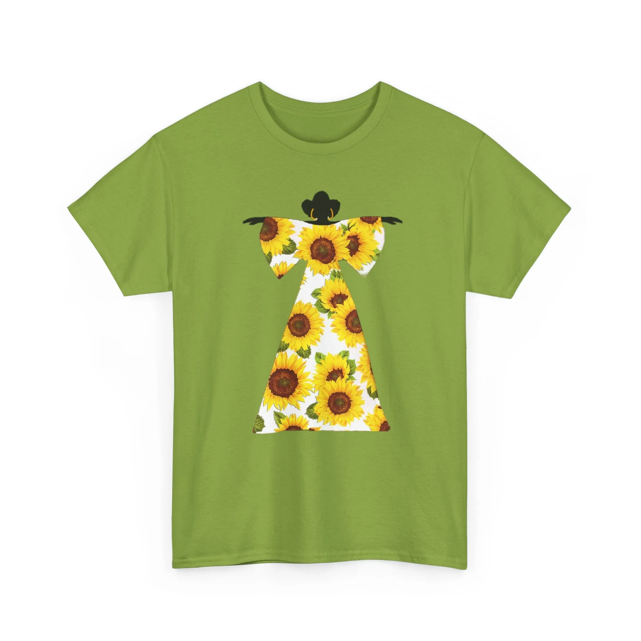 Sunflower Dress Unisex Heavy Cotton Tee