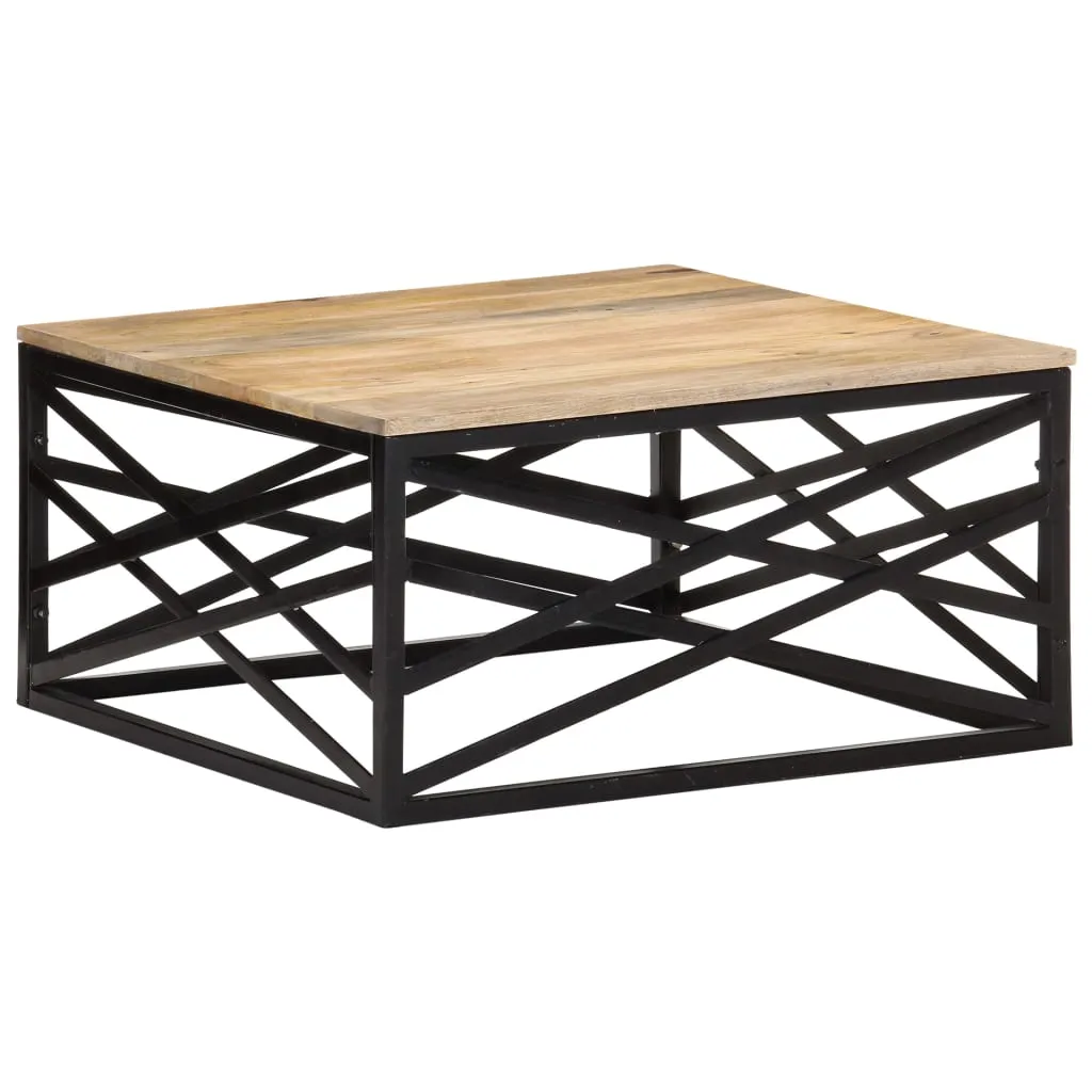 vidaXL Coffee Table 68x68x35 cm Solid Mango Wood