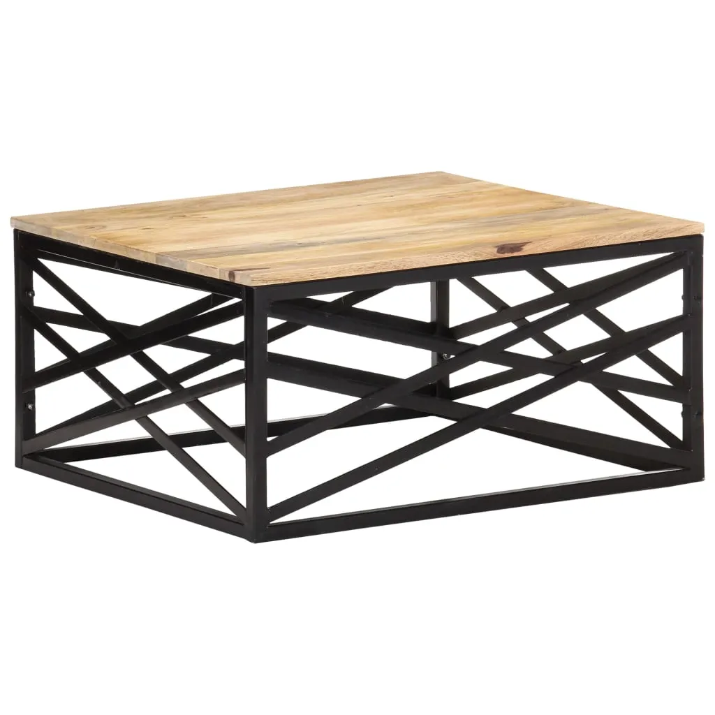 vidaXL Coffee Table 68x68x35 cm Solid Mango Wood